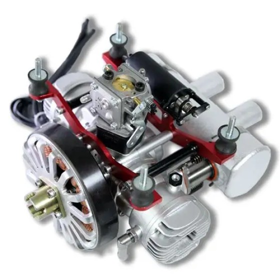 DLE70HD Drohnen motor 4,2 kW wasser gekühlter Hybrid-Strom generator Benzinmotor Elektro-Kit